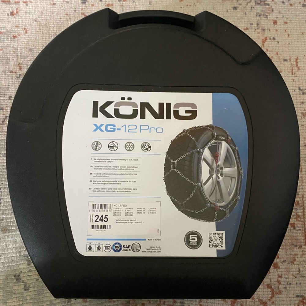 Konig XG-12 Pro Tire Chains 245